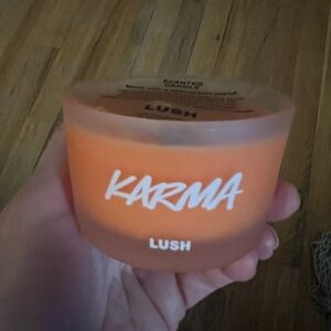 LUSH Karma Single Wick Candle 2.5 Oz